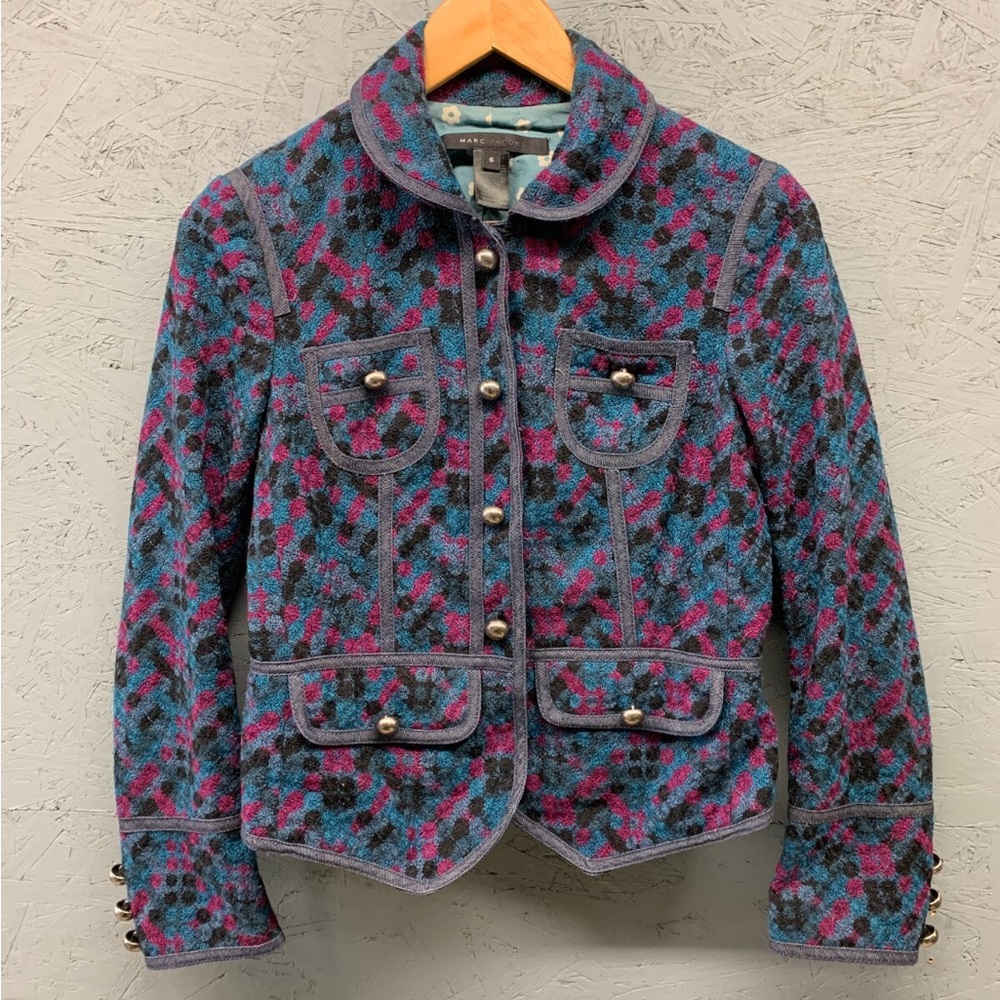 Marc Jacobs Multicolor Tweed Jacket